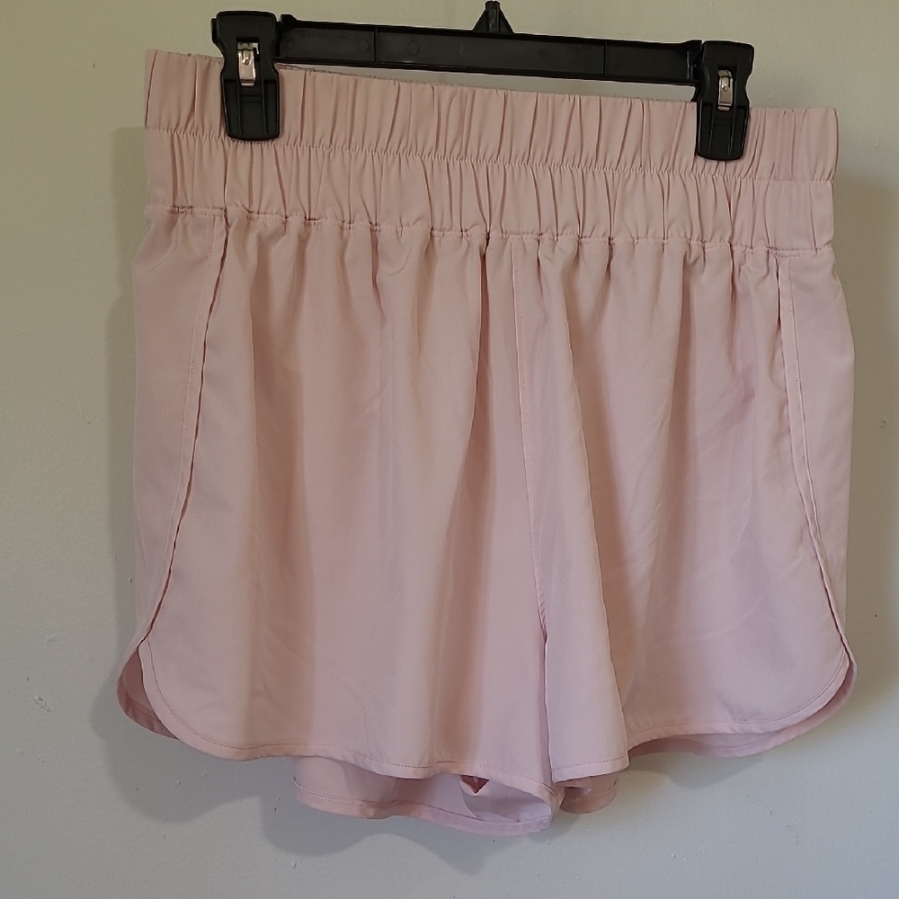 Yogalicious Light Pink Athletic Shorts